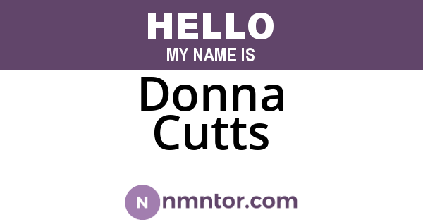 Donna Cutts