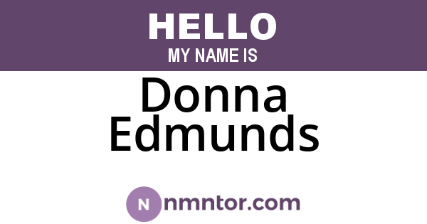Donna Edmunds
