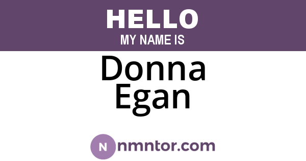 Donna Egan