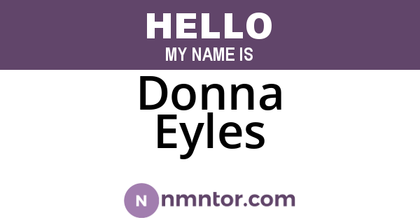 Donna Eyles