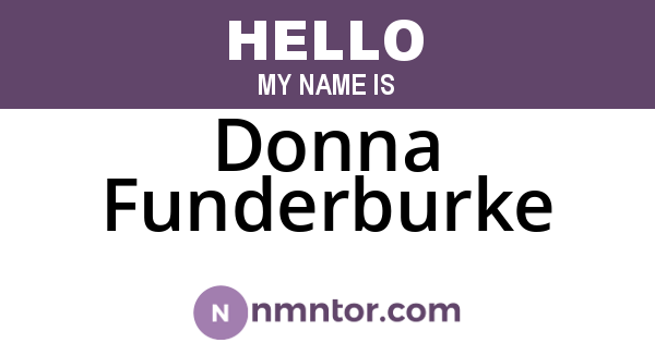 Donna Funderburke