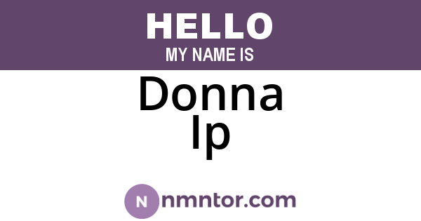 Donna Ip