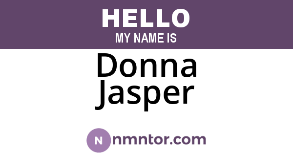 Donna Jasper
