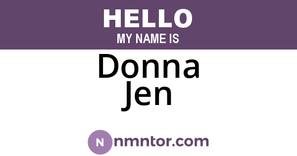 Donna Jen