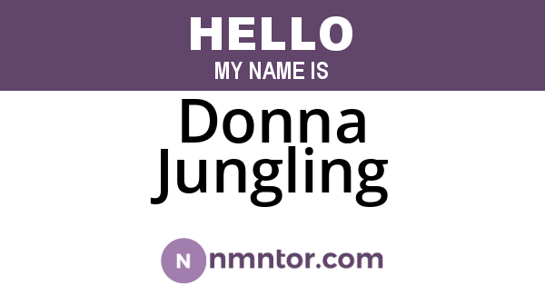 Donna Jungling