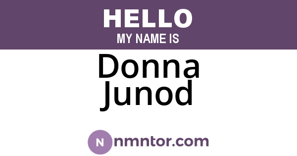 Donna Junod