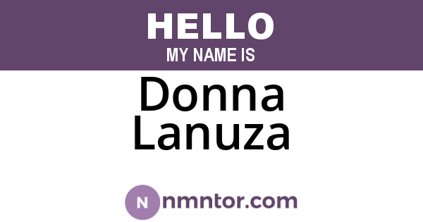 Donna Lanuza