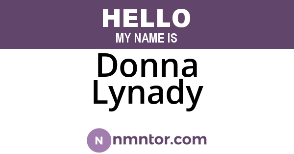 Donna Lynady
