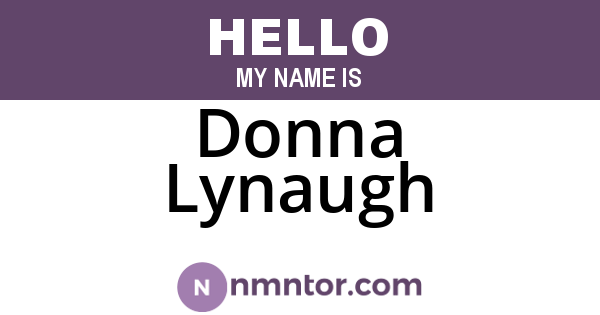 Donna Lynaugh