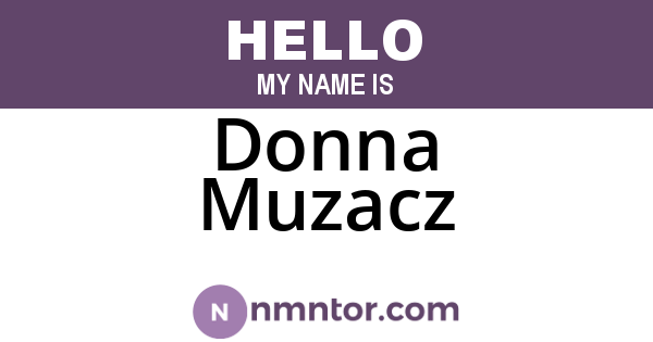 Donna Muzacz