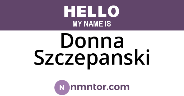 Donna Szczepanski