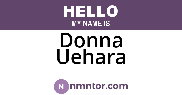 Donna Uehara