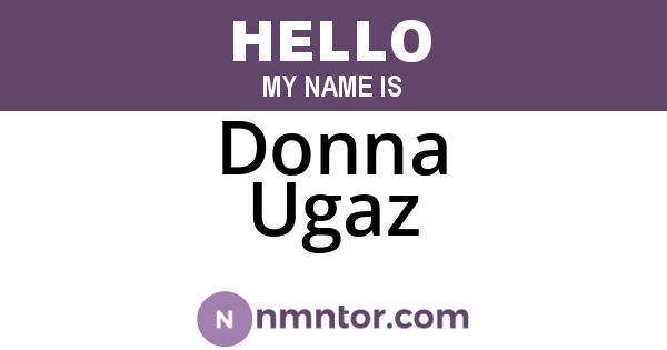 Donna Ugaz