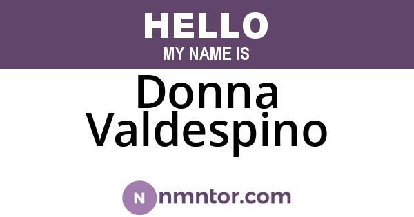 Donna Valdespino