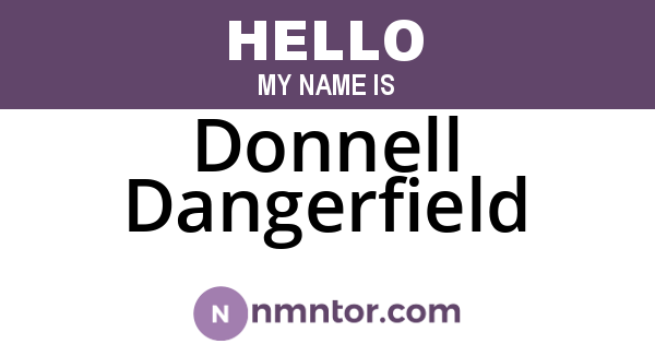 Donnell Dangerfield