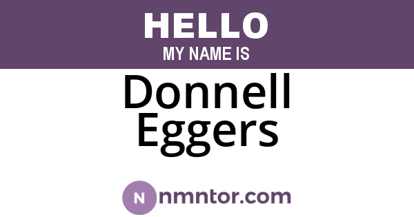 Donnell Eggers