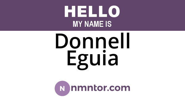 Donnell Eguia
