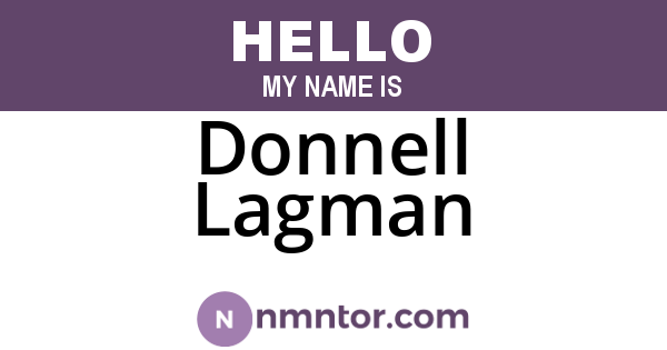 Donnell Lagman