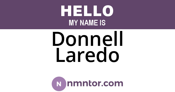 Donnell Laredo