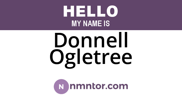 Donnell Ogletree
