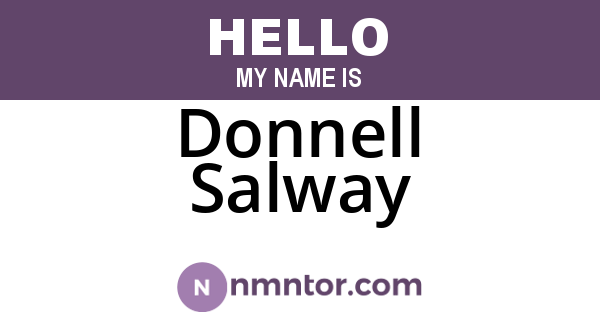 Donnell Salway
