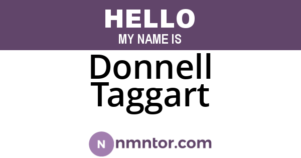 Donnell Taggart