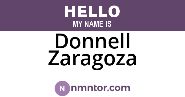 Donnell Zaragoza