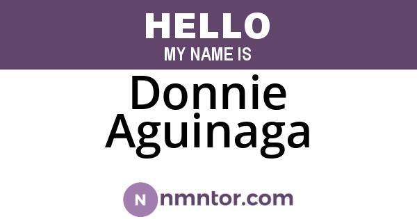 Donnie Aguinaga
