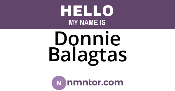 Donnie Balagtas