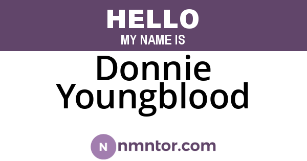 Donnie Youngblood
