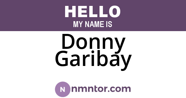 Donny Garibay
