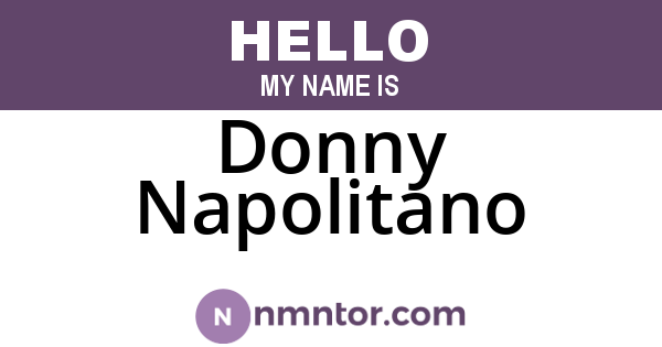 Donny Napolitano