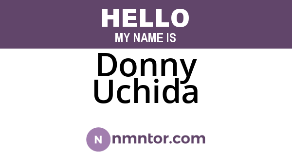 Donny Uchida