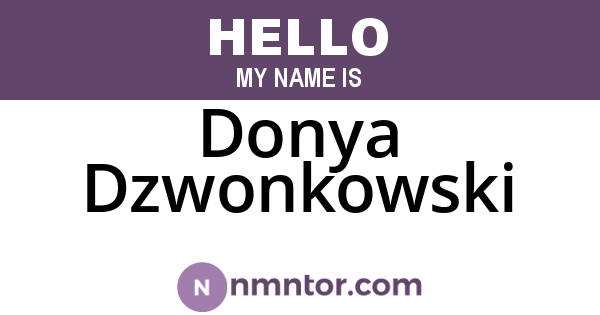 Donya Dzwonkowski