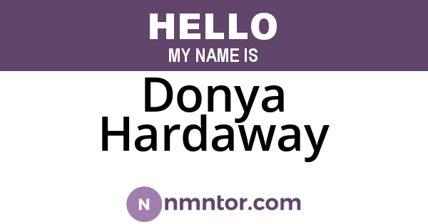 Donya Hardaway