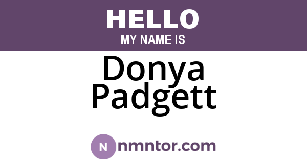Donya Padgett