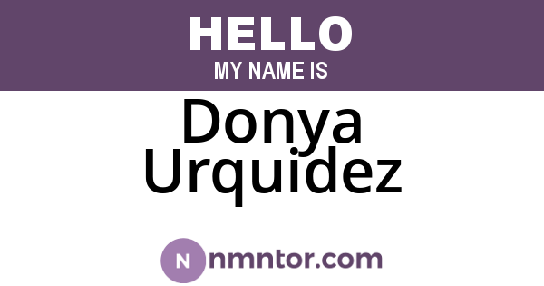 Donya Urquidez