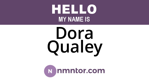 Dora Qualey