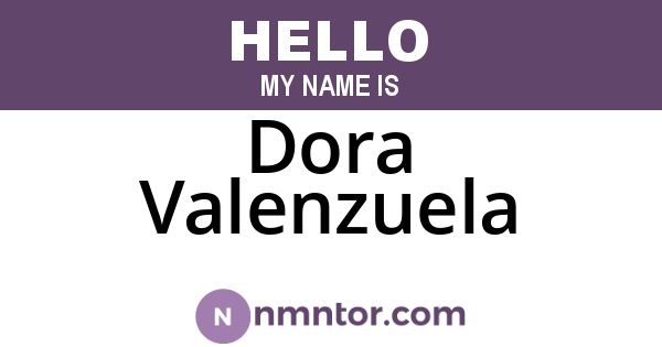 Dora Valenzuela
