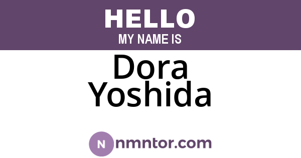 Dora Yoshida