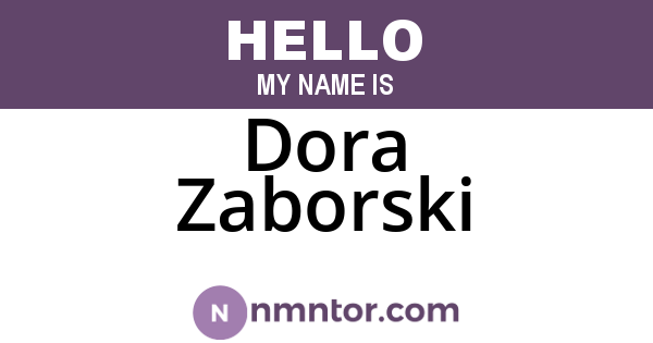 Dora Zaborski