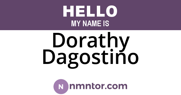Dorathy Dagostino