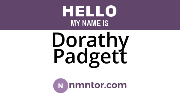 Dorathy Padgett