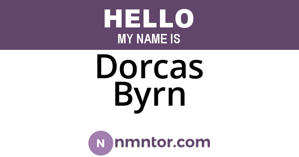 Dorcas Byrn