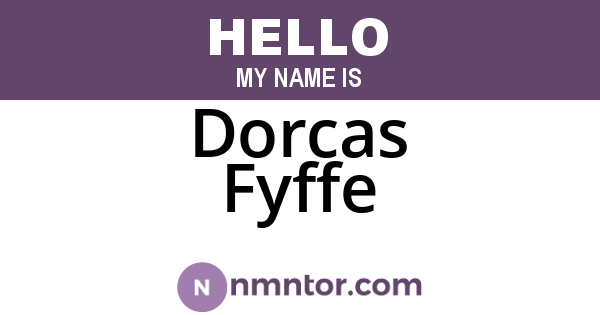 Dorcas Fyffe