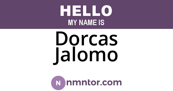 Dorcas Jalomo