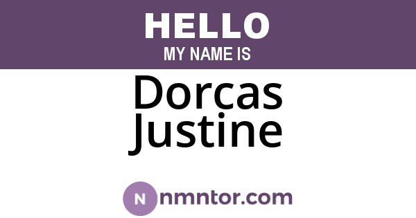 Dorcas Justine