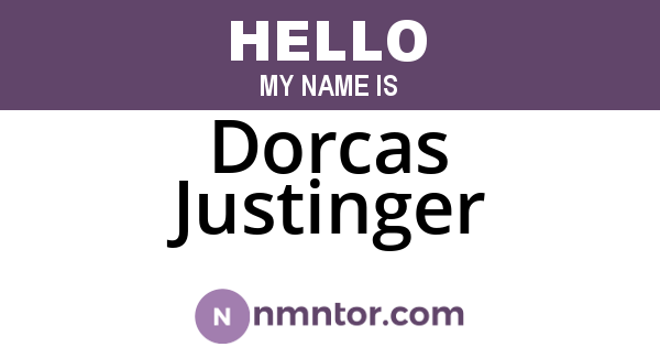 Dorcas Justinger