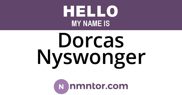Dorcas Nyswonger