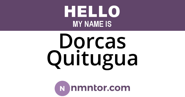 Dorcas Quitugua